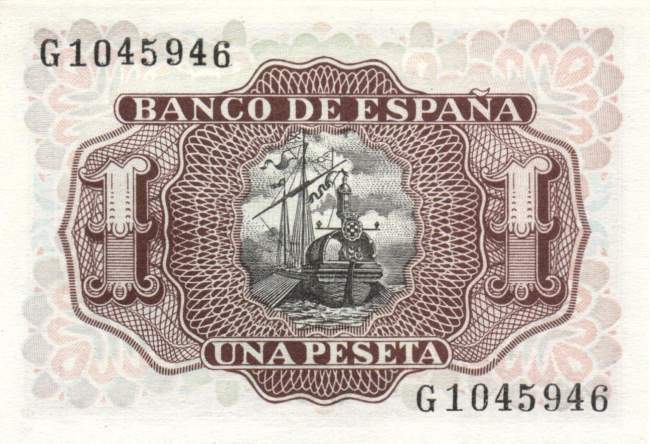 1 Peseta 22.7.1953